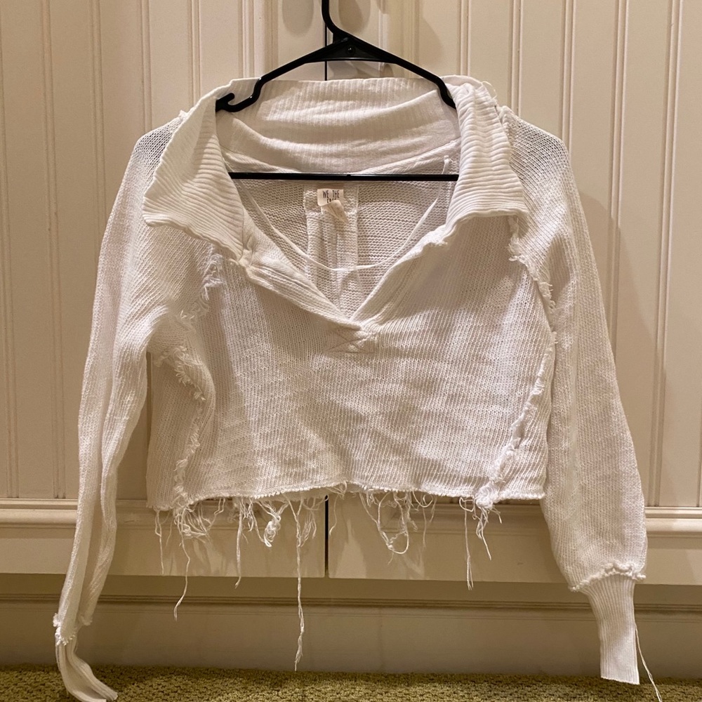 Free People cropped sweater